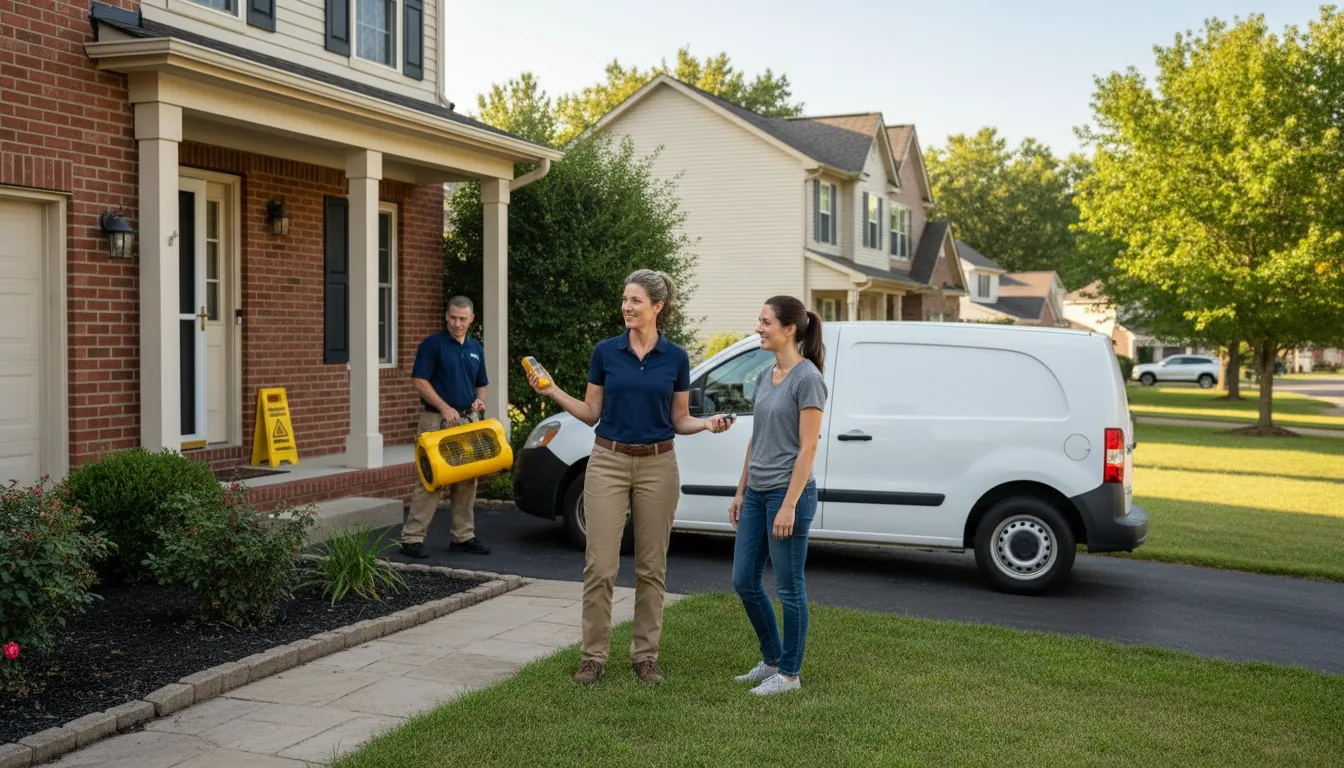 Water restoration image for Dehumidification And Cleanup Services in Showell, MD